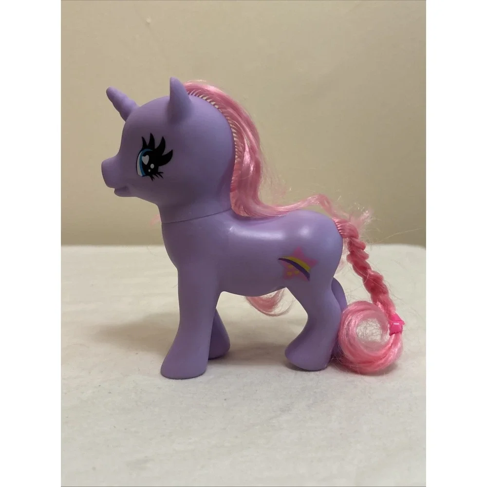 Gi-Go Unicorn Pony Figures Pink Purple Action Figures Set of 3